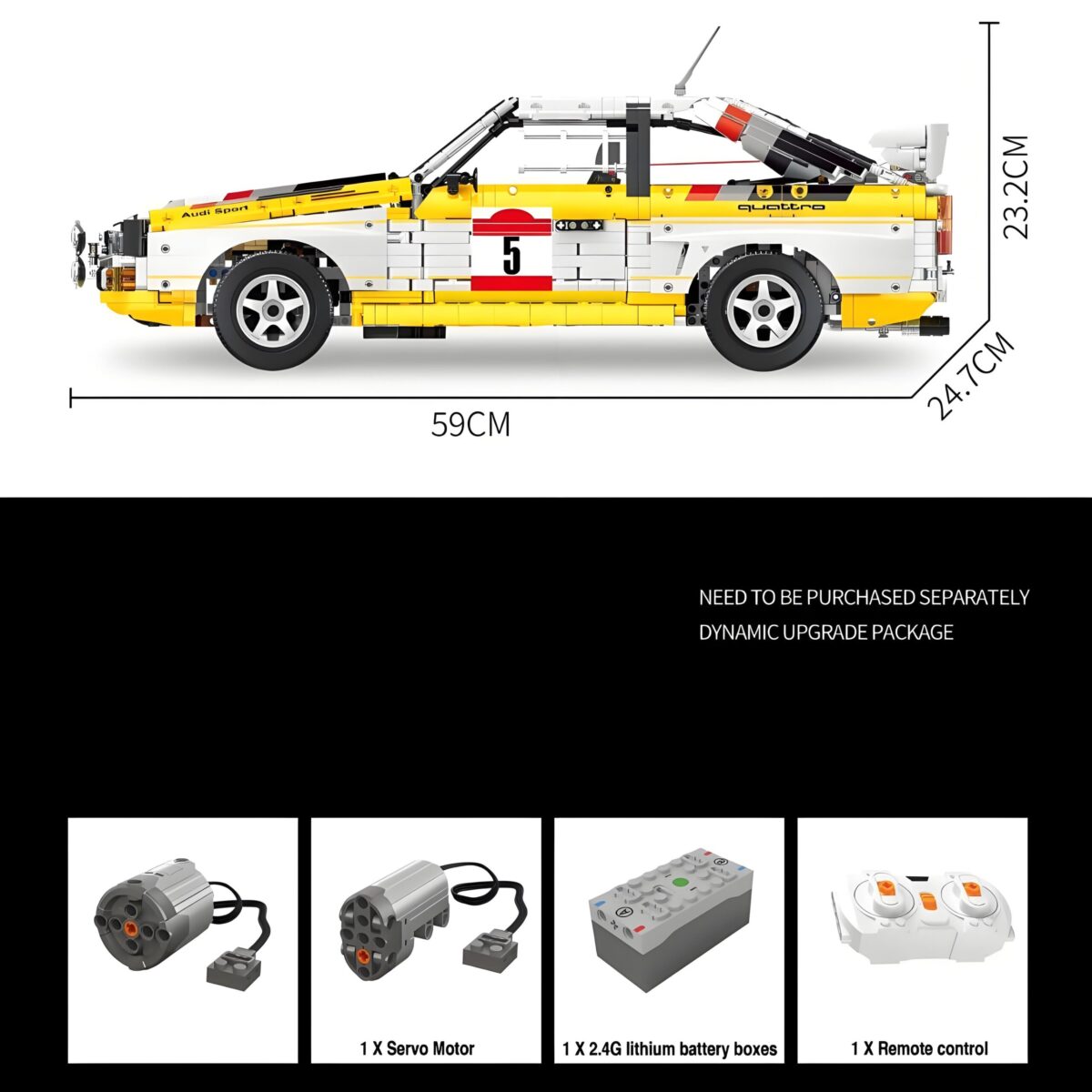 YC23043 1:8 The Sportcar Quattro S1 From 1984 3887PCS - Image 7