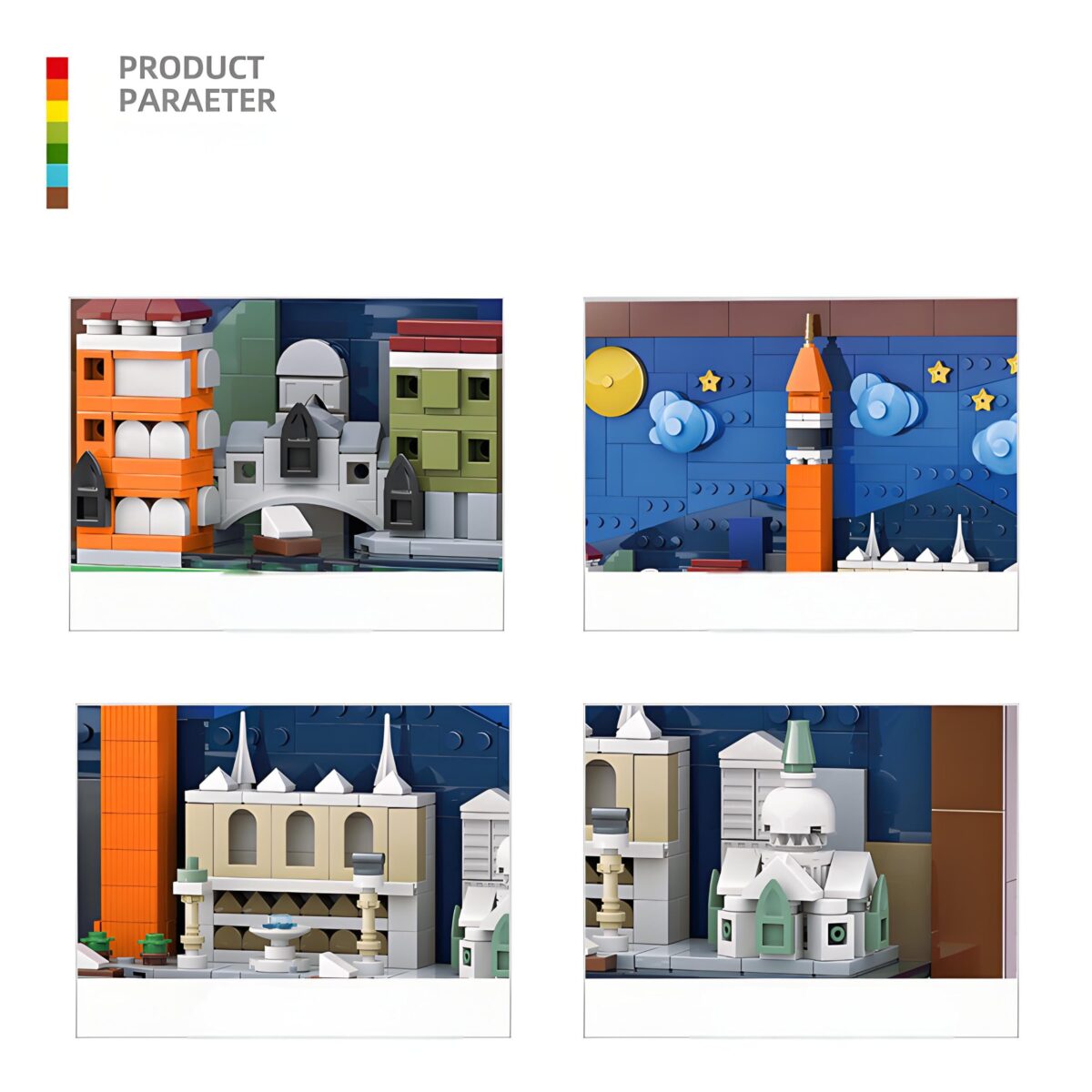 WG4928 Minibricks Venice PostCard 580PCS - Image 2