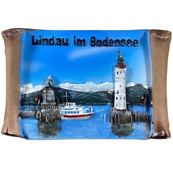 Resin-Made Lindau Im BoIdensee Fridge Decoration With Magnet