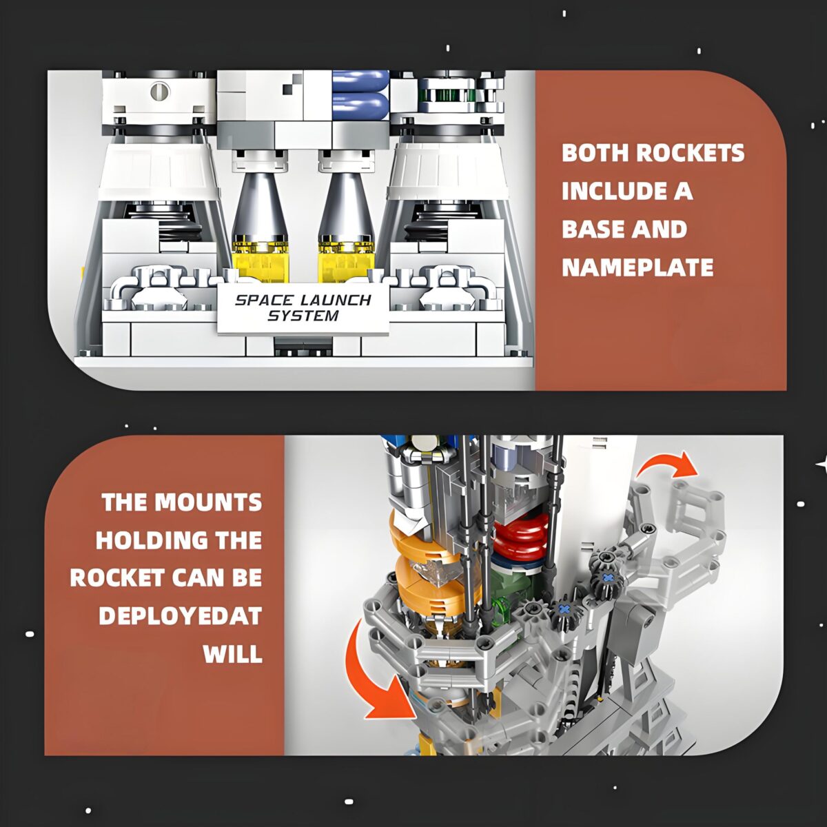 JIE STAR JJ9030-9031 The Space Launch System-Falcon Heavy - Image 3