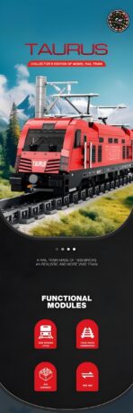 R66020 Taurus European Electric Passenger Train 1939PCS - Image 3