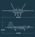 R33020 F-22 THE JET FIGHTER 1837PCS - Image 2
