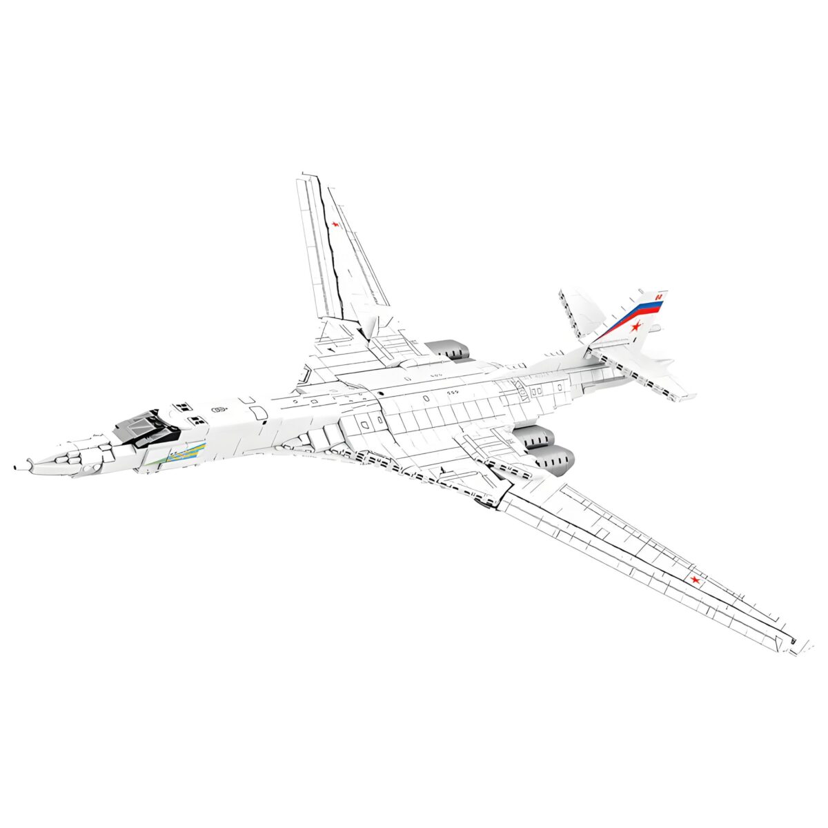 R33036 TU-160 THE STRATEGIC BOMBER 1598PCS - Image 1