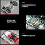YC23044  1:10 The R8 LMP 2000 2426PCS - Image 3