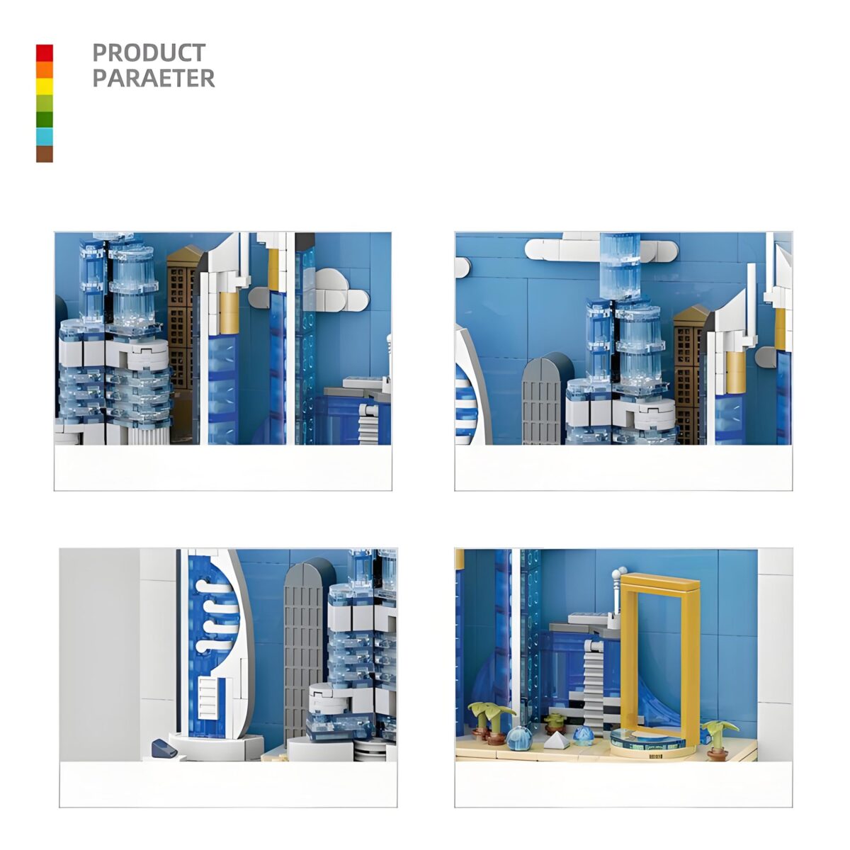 WG4929 Minibricks Dubai PostCard 740PCS - Image 2