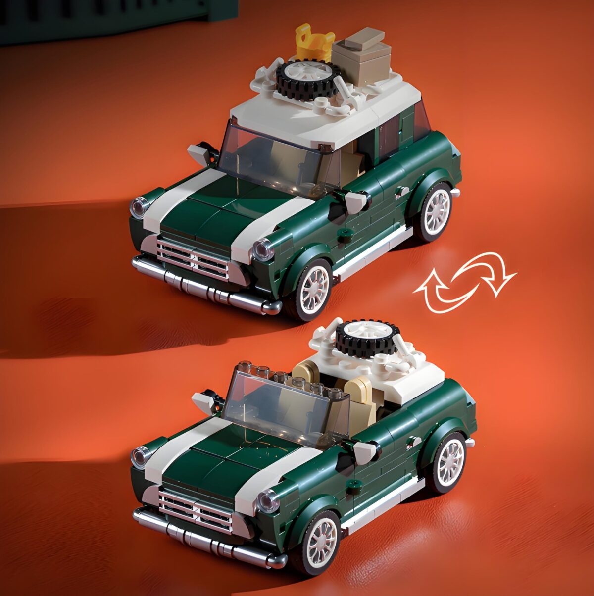 PB8804  1:32 The Summer Time：MINI Camper 356PCS - Image 4