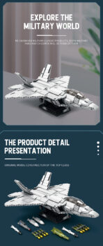 R33020 F-22 THE JET FIGHTER 1837PCS - Image 4