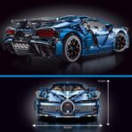 T5004 1:8 The Sport Car In Chrome 3728PCS - Image 2