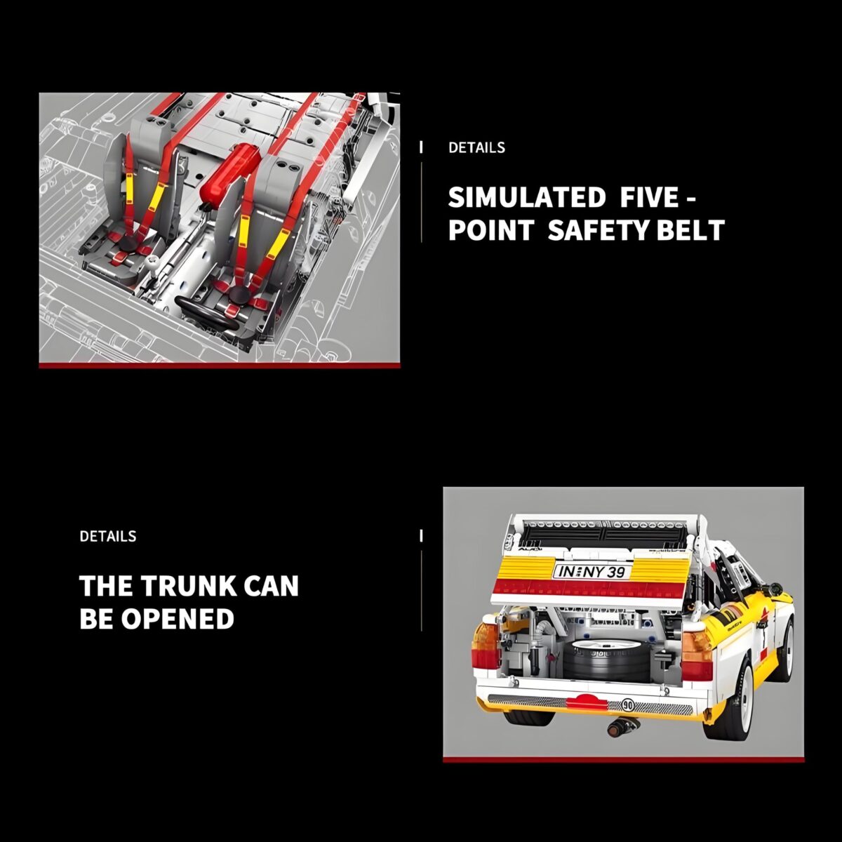 YC23043 1:8 The Sportcar Quattro S1 From 1984 3887PCS - Image 5