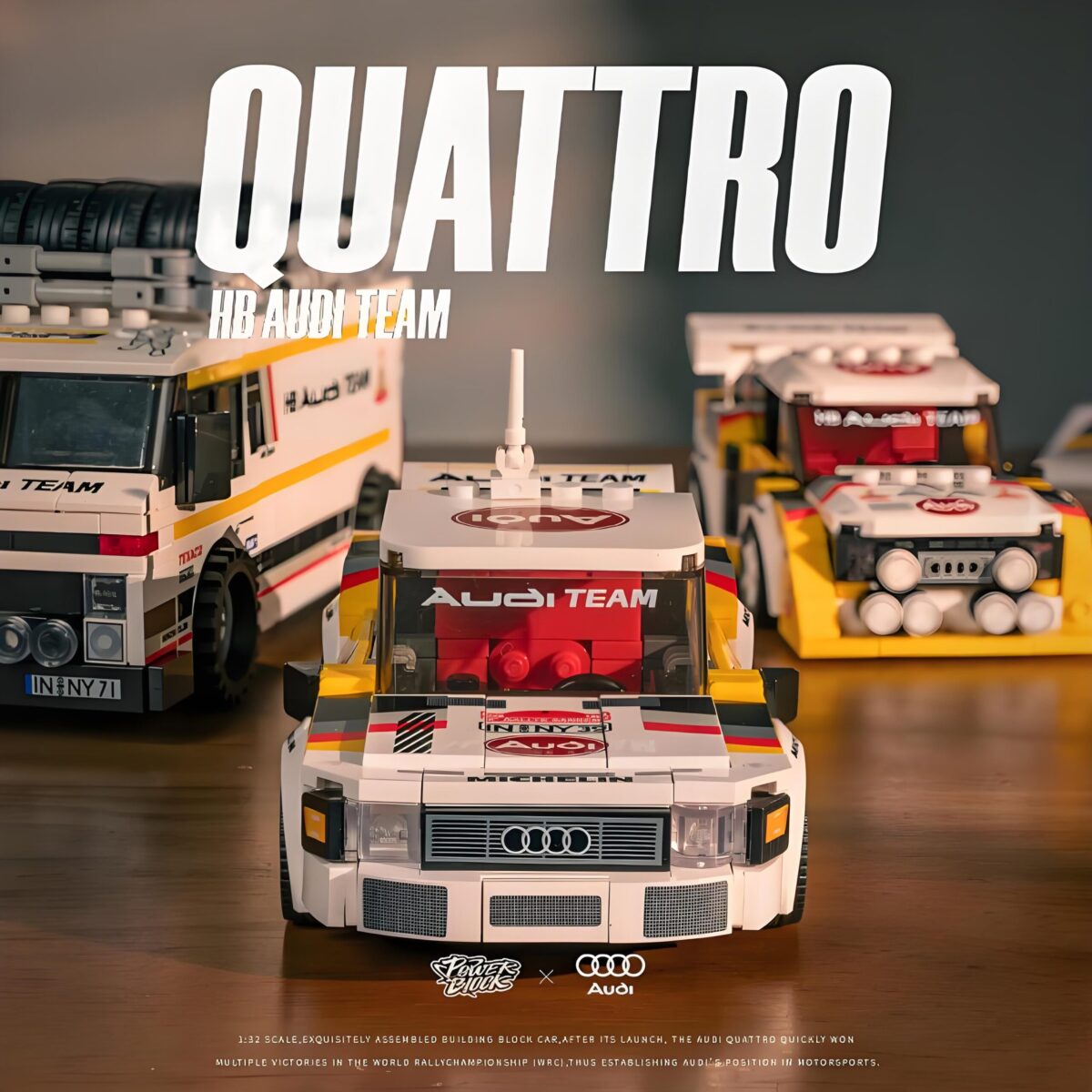 PB8812 1:24 3 Cars Makes A Team 1600PCS - Image 2