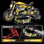 GL60519 1:5 The Big Devil Motorbike With RC 2752PCS - Image 5