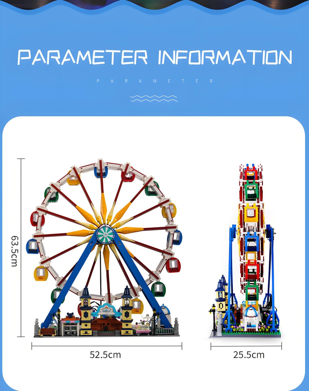 MK11006 The Ferris Wheel With LED 3836PCS - Image 4
