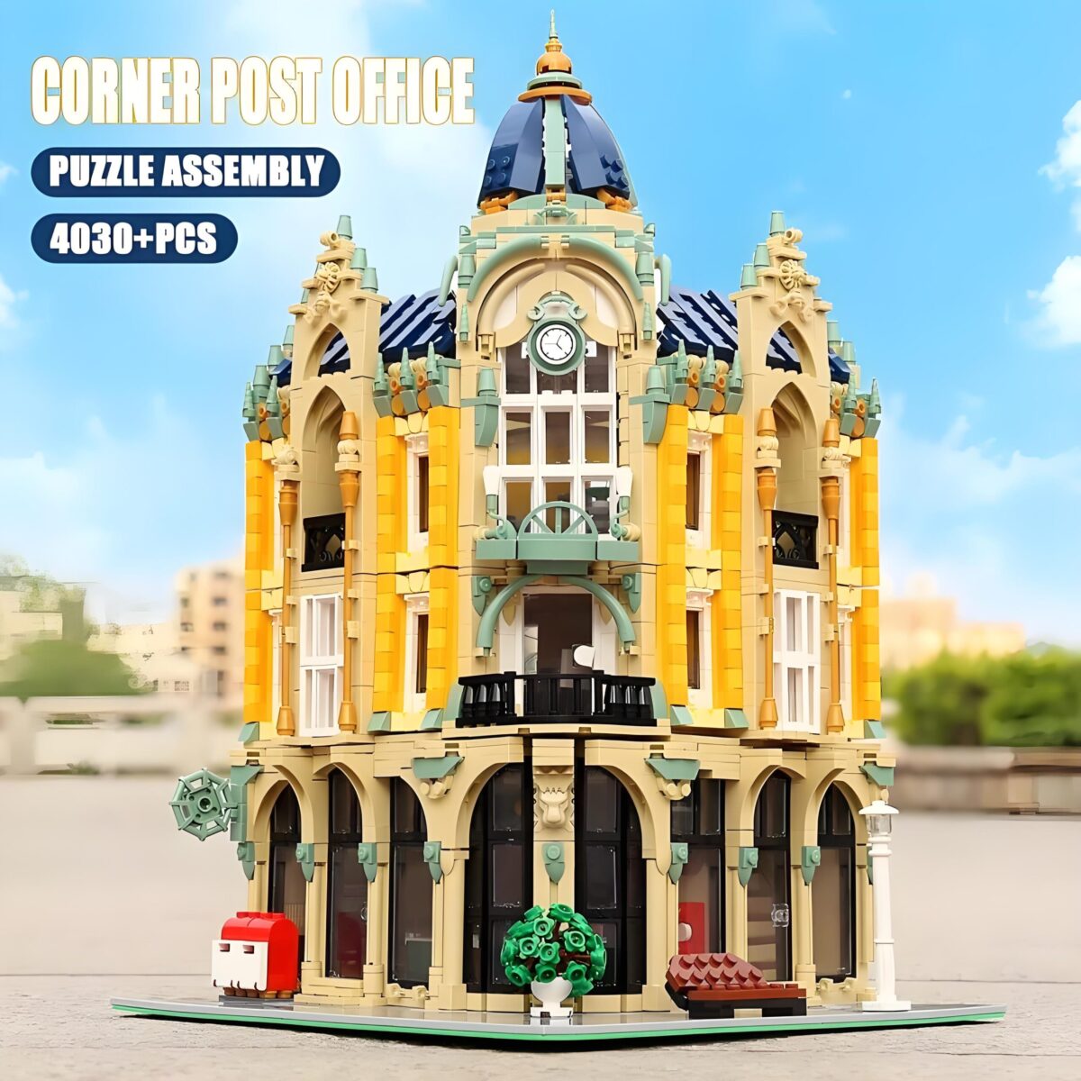 MK16010 The Conrer Post Office With LED 4030PCS - Image 3