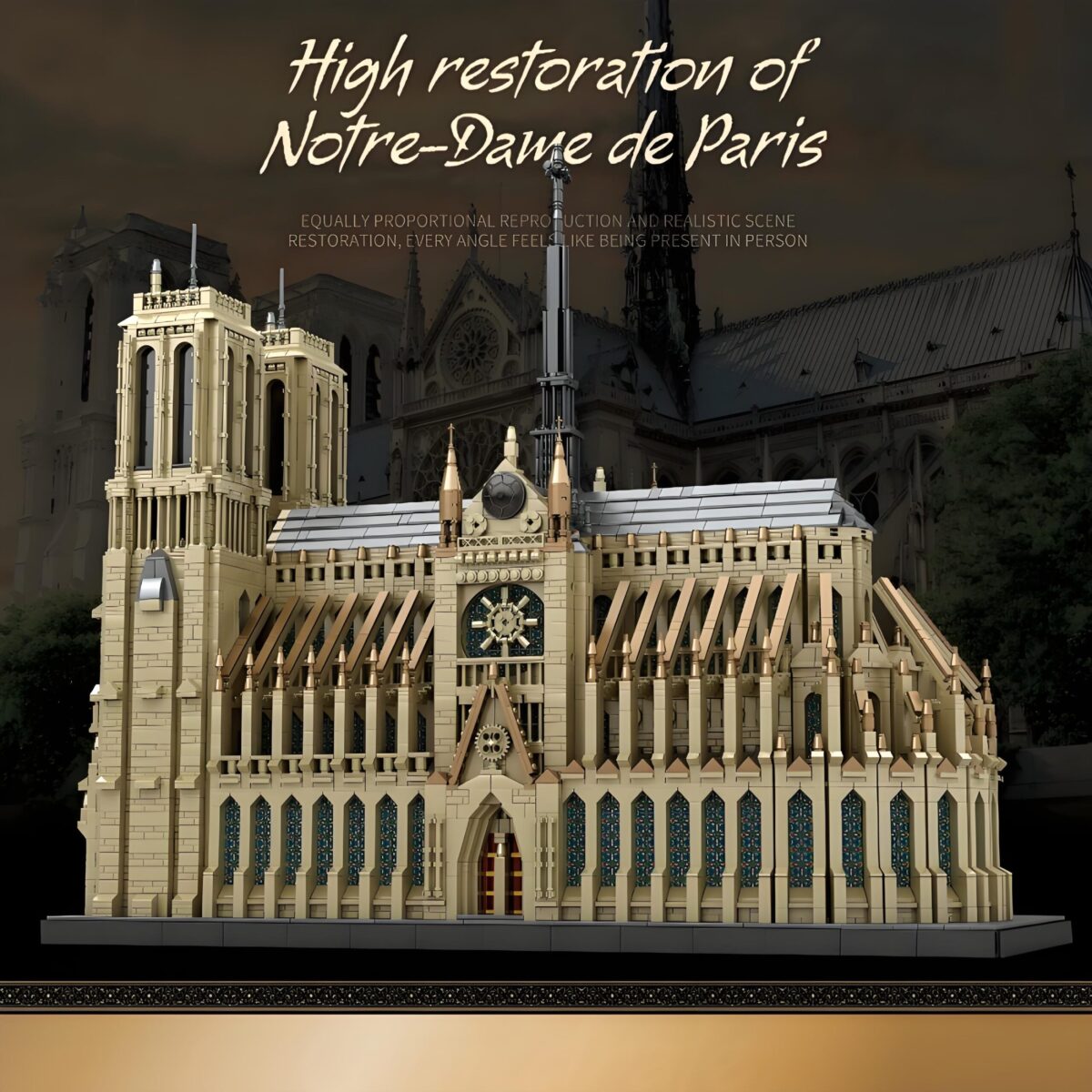R66016 The Notre-dame De Paris Cathedral 8868PCS - Image 5
