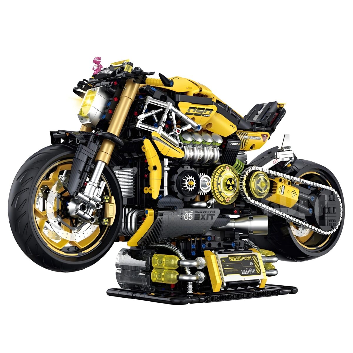 GL60519 1:5 The Big Devil Motorbike With RC 2752PCS - Image 1
