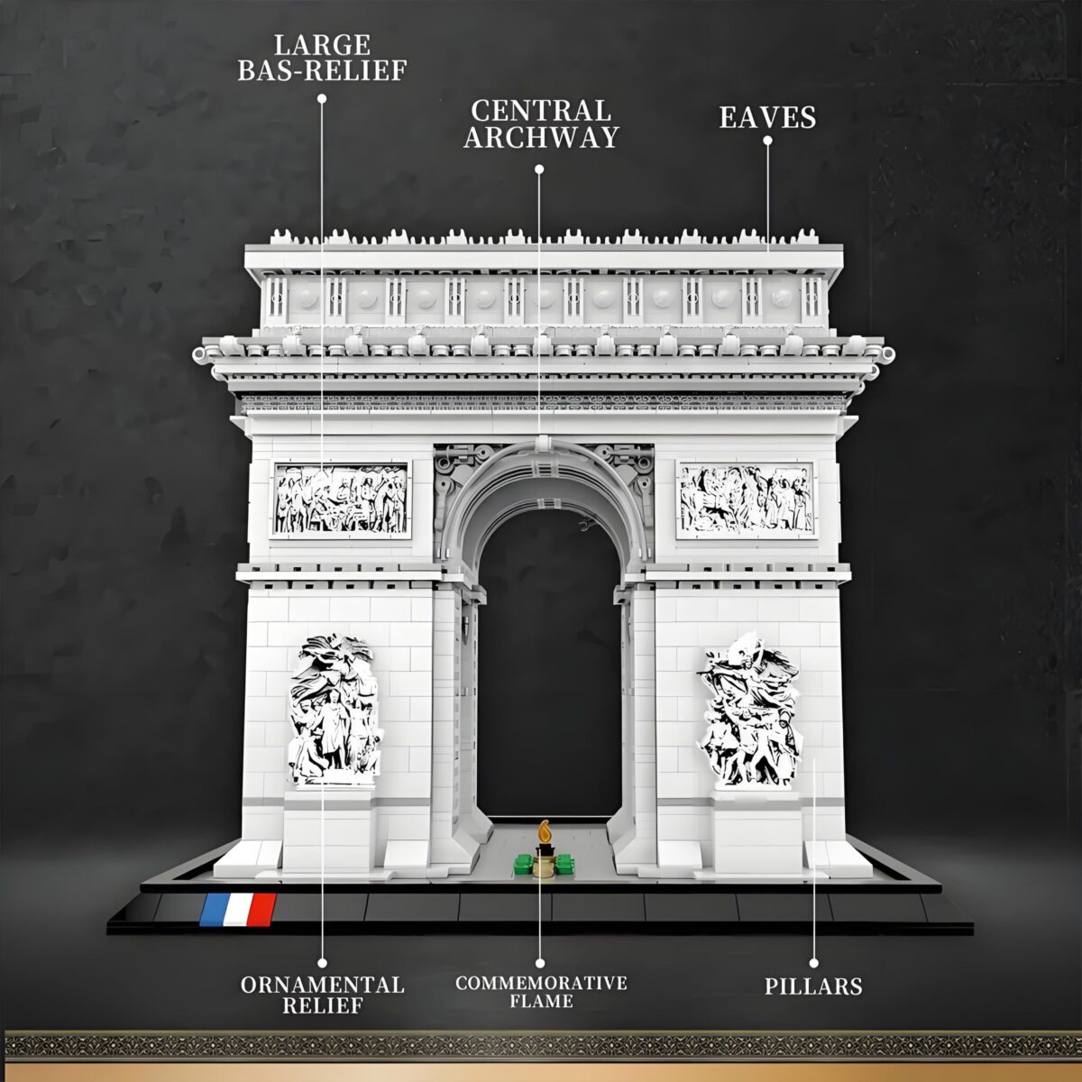 R66024 L'Arc de Triomphe 3718PCS - Image 3