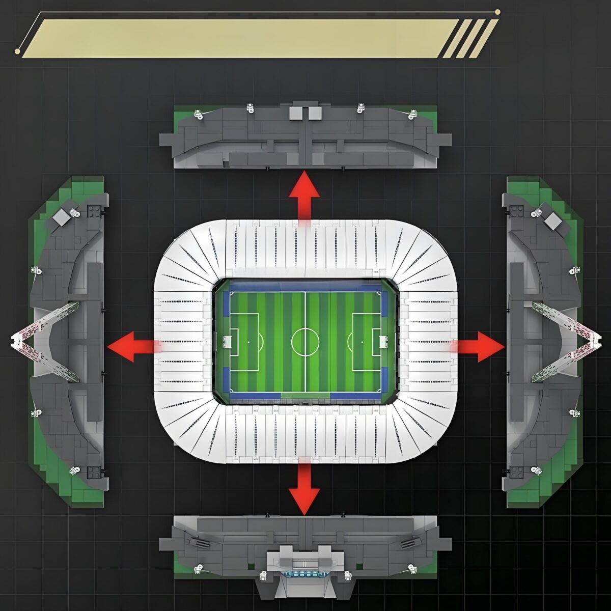 C66021 Juventus Turin Allianz Arena Stadium 3638PCS - Image 6