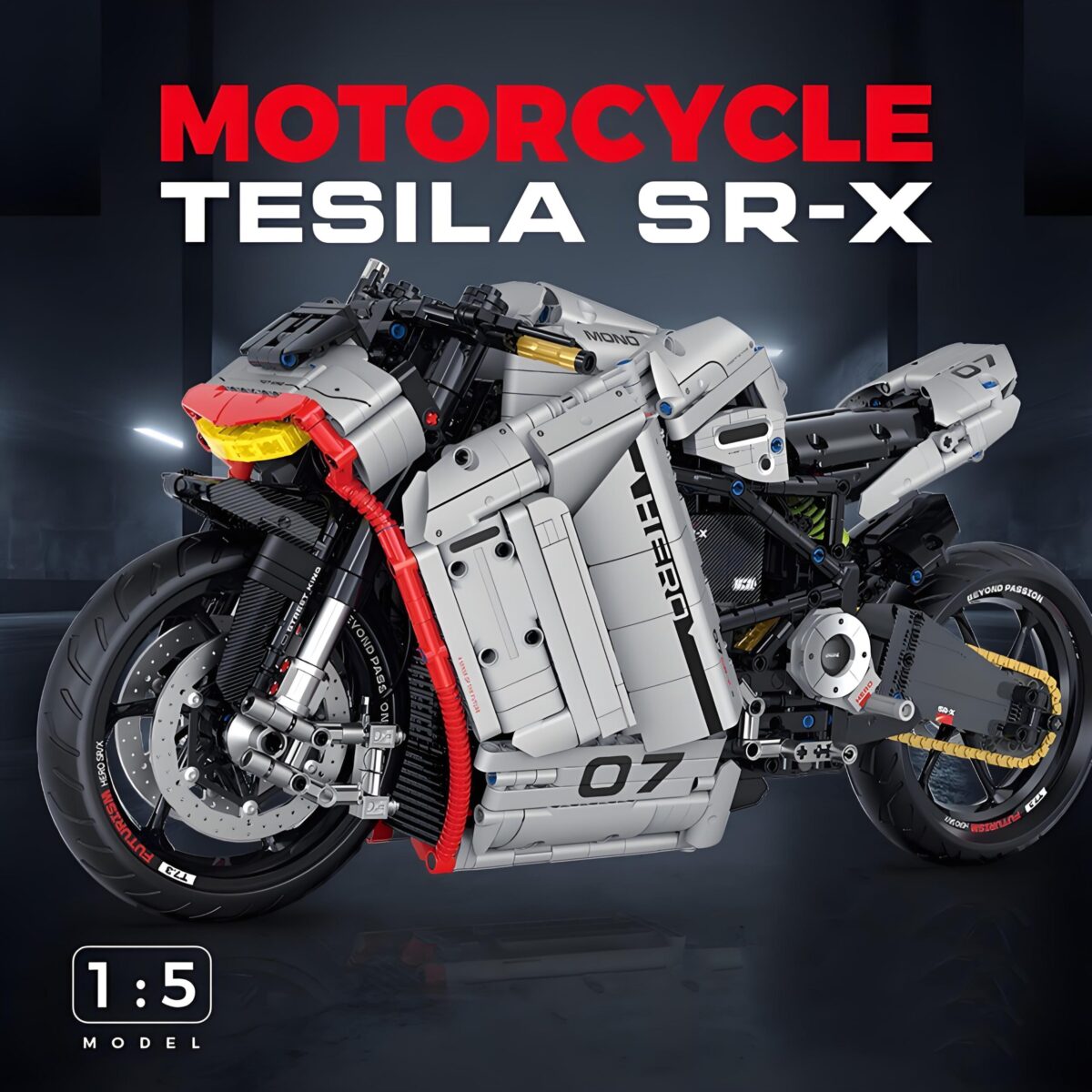 GL60507 1:5 The Motorbike SR-X 2268PCS - Image 3