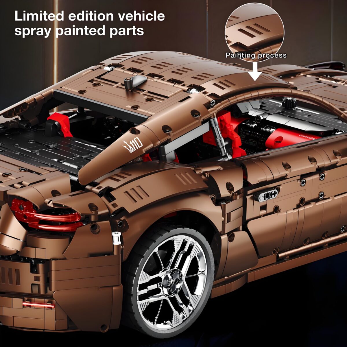 R11009 1:8 The Motorized Maserati From Italy 5480PCS - Image 5
