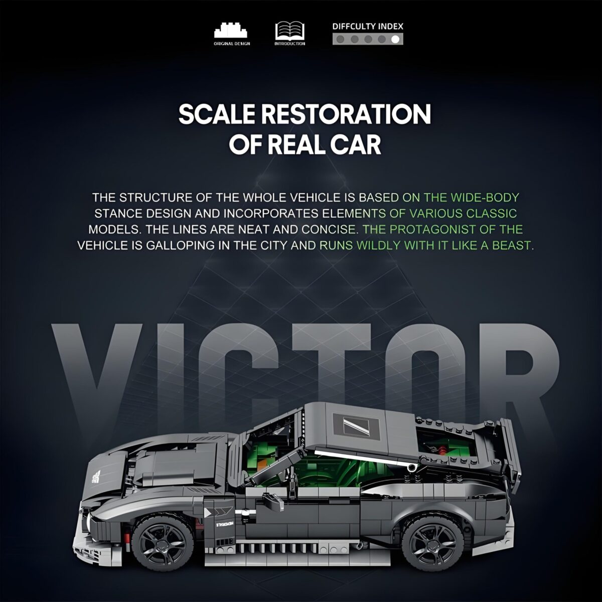 R11028 1:12 The Victor From UK 1638PCS - Image 4