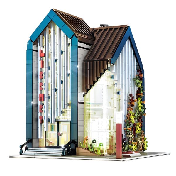 MK16022 The Modern Library With LED 2788PCS