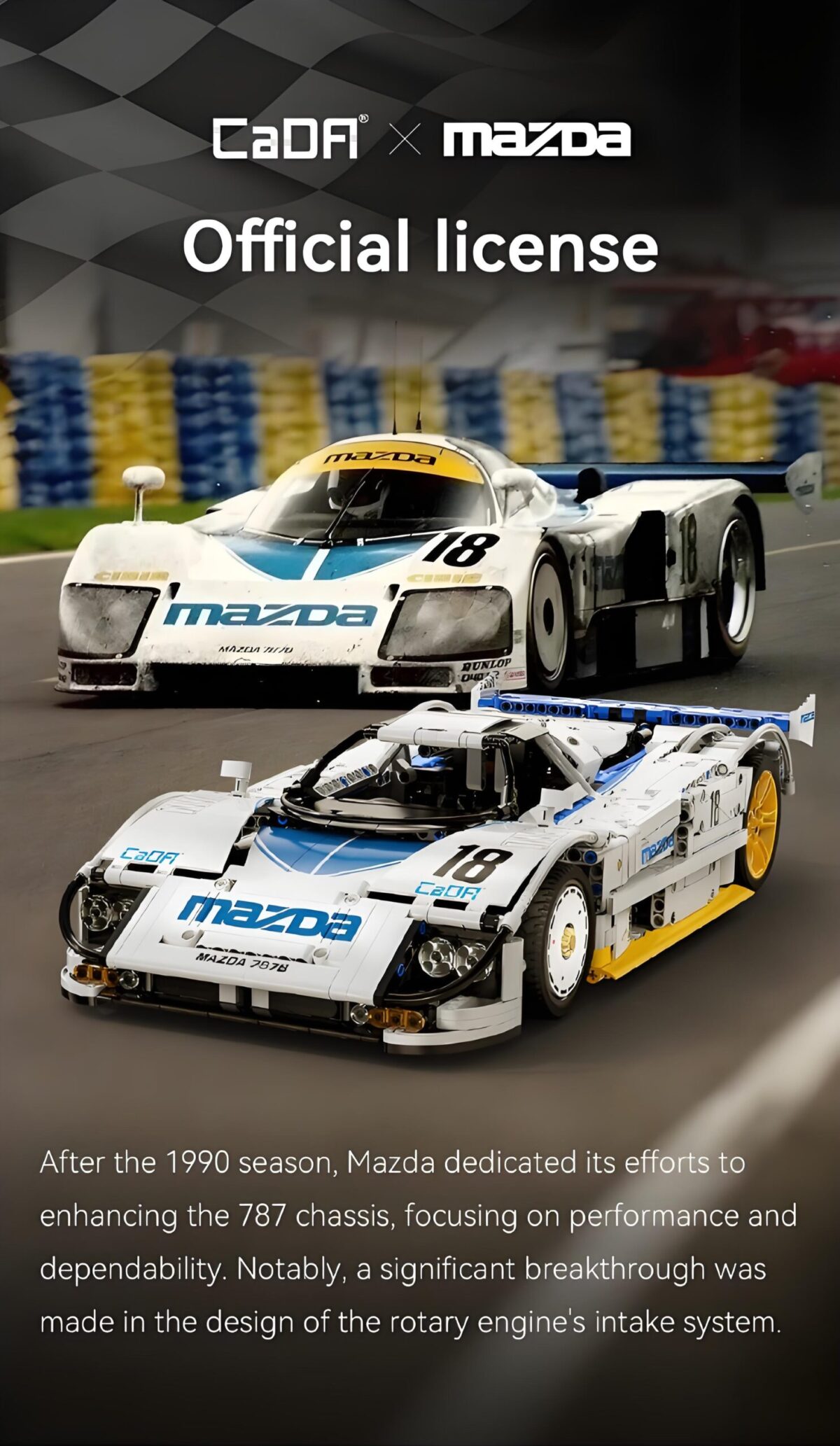 C63007 1:10 The Mazda 787B 1797PCS - Image 2