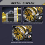 Mould King MK10141 The Aircraft Engine 2256PCS - Image 4