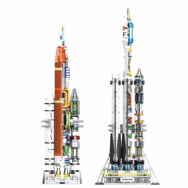 JIE STAR JJ9030-9031 The Space Launch System-Falcon Heavy