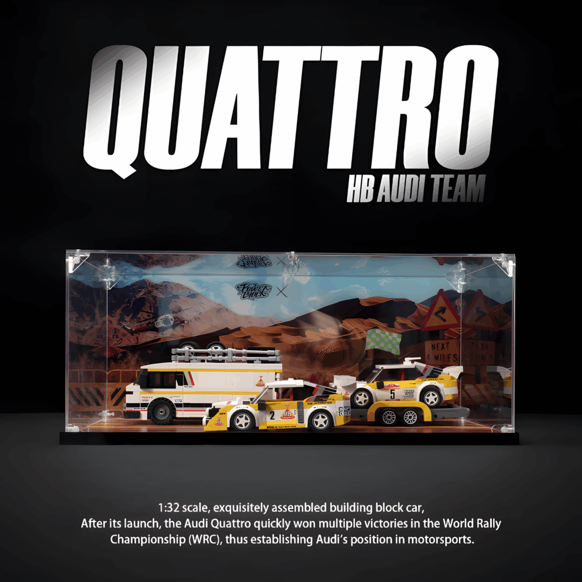 PB8812 1:24 3 Cars Makes A Team 1600PCS - Image 7