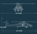 R33026 HH-60J THE RESCUE HELICOPTER 1137PCS - Image 2