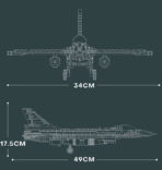 R33027 F-16 THE FIGHTER JET 1427PCS - Image 2