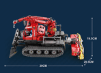 R22019 The Motorized Snow Groomer 1100PCS - Image 2