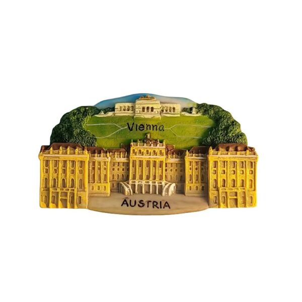 Resin-Made Vienna Fridge Decoration With Magnet