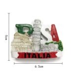 Resin-Made Pisa Tower Fridge Decoration With Magnet - Image 2