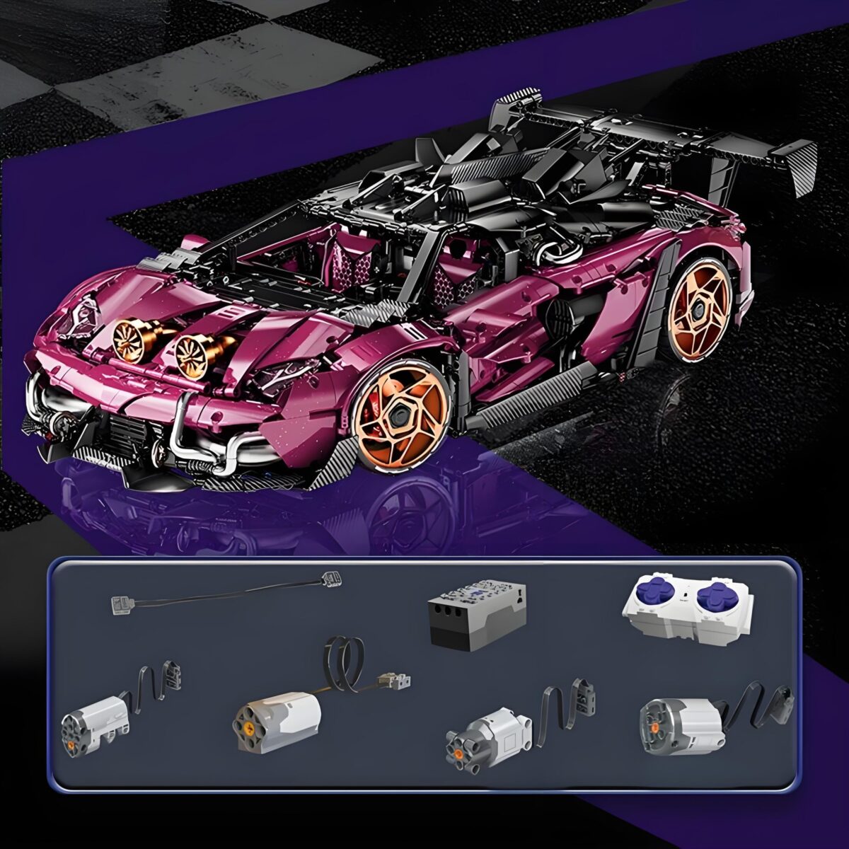 K10542 1:8  The Modified SVJ  3950PCS - Image 7
