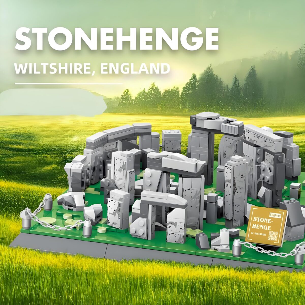 WG4224 The England Stonehenge Wiltshire Minibrick 753PCS - Image 2