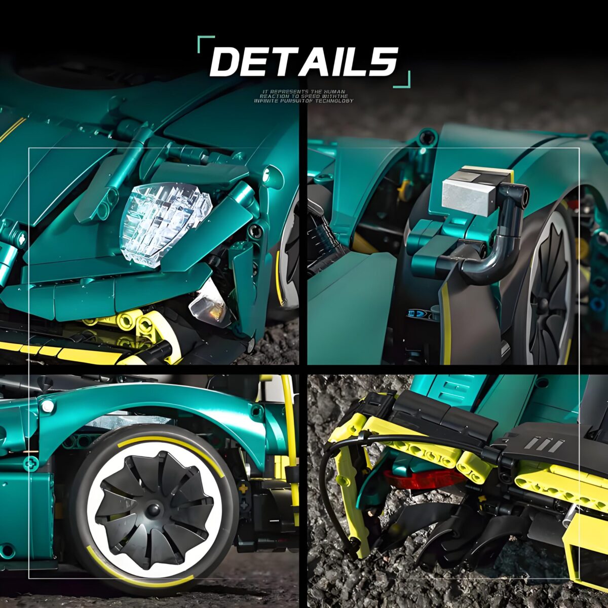 Y18006 The Aston Martin Valkyrif AMR Pro  3868PCS - Image 6