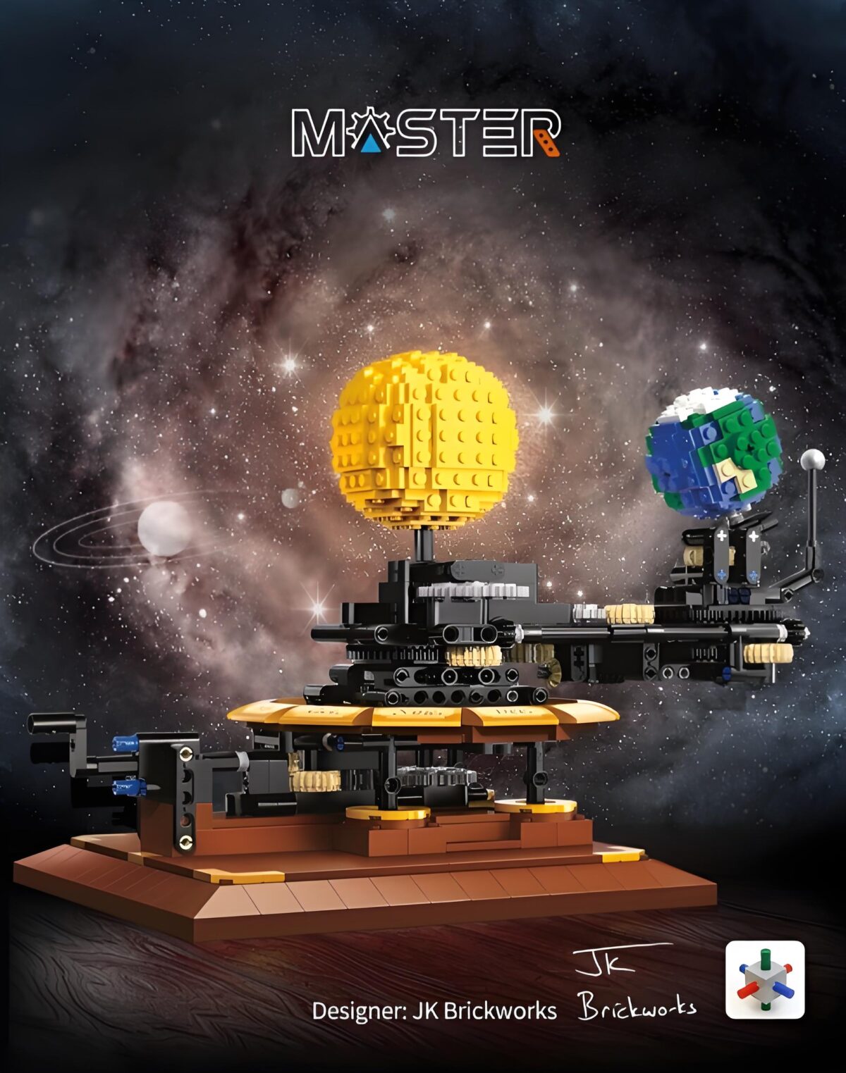 CADA C71004 The Earth Moon and Sun Orrery  865PCS - Image 2