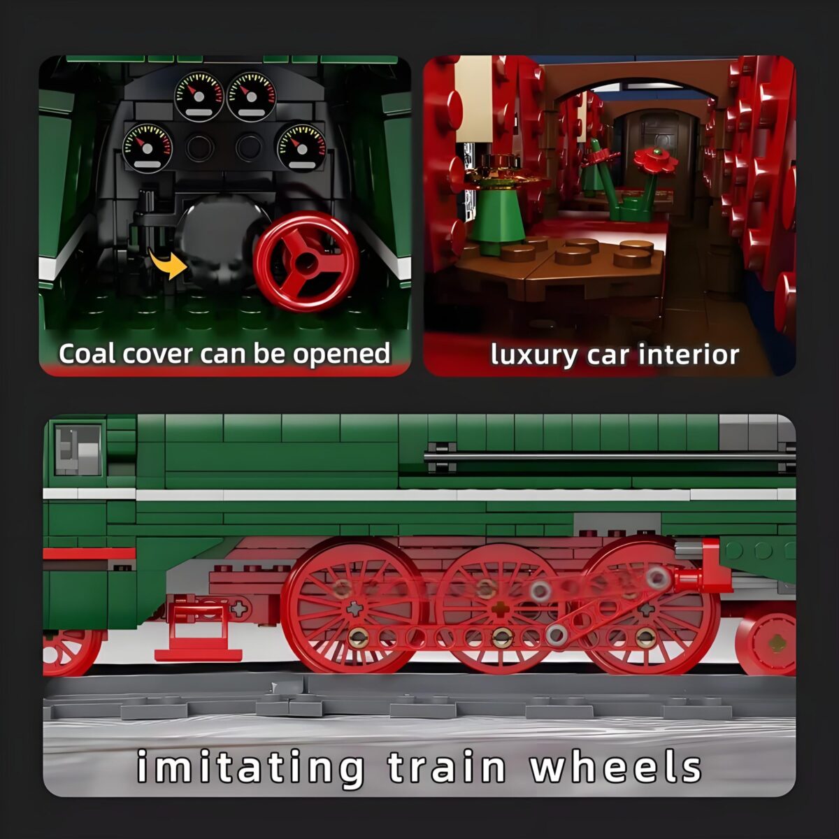 Mould King MK12007 The RC BR18 201 German Express  2348PCS - Image 5