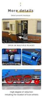 Mould King MK12006 The RC Class A4 Pacifics Mallard  2139PCS - Image 6