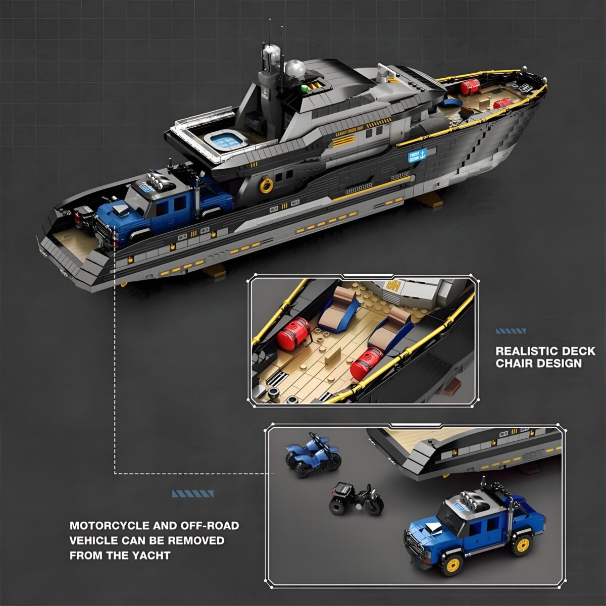 Reo 66103 The luxury yacht  4421PCS - Image 5