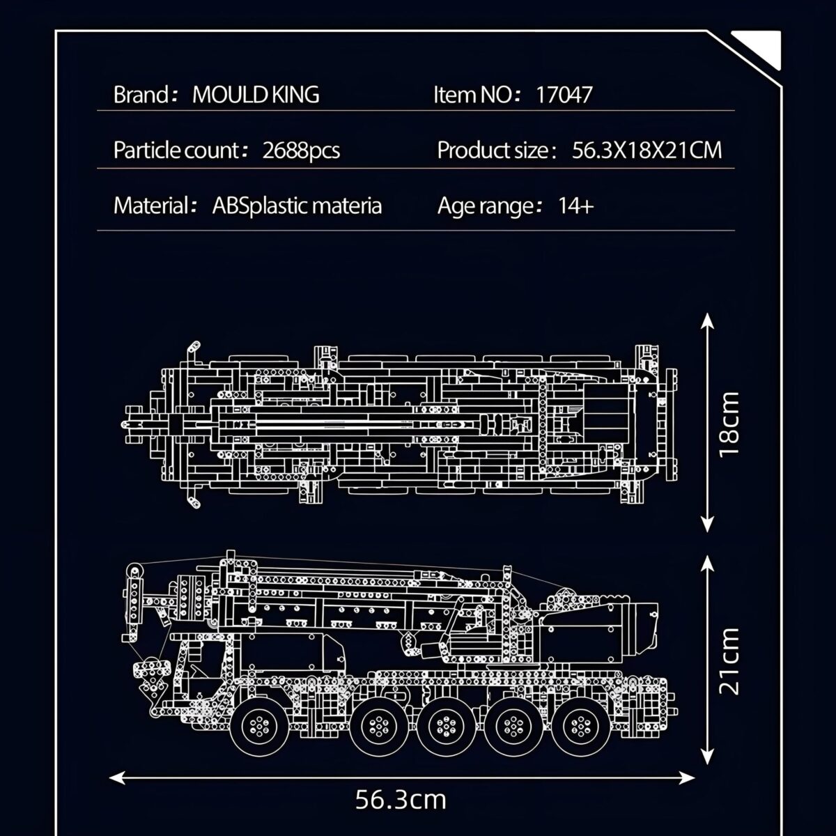 MK17047 The Ultimate 42009  2688PCS - Image 6