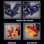Mould King MK17020 The Tractor Fastrac 4000er series 2716PCS - Image 4