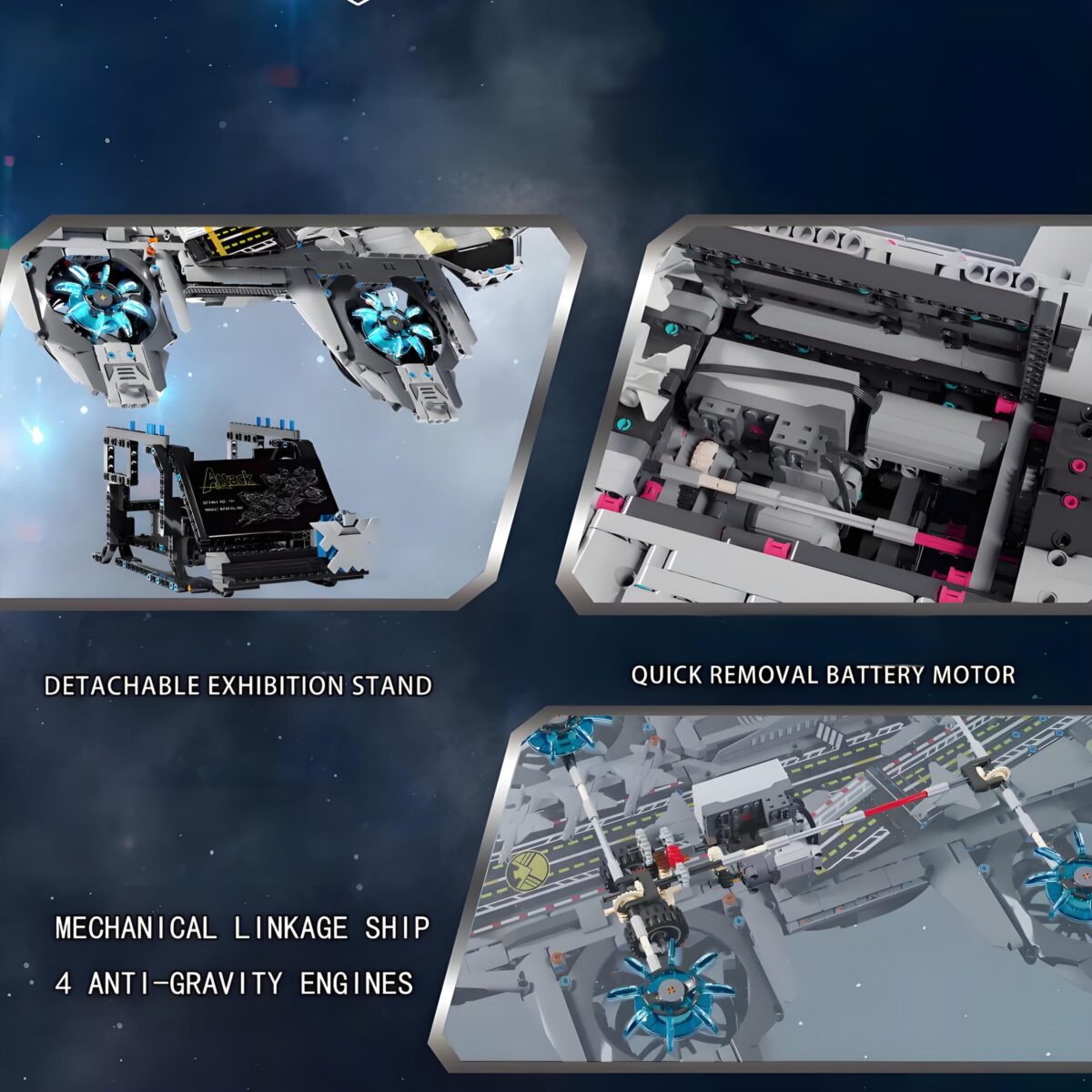 K10218 The Leaguer Heroes Helicarrier 3385PCS - Image 3