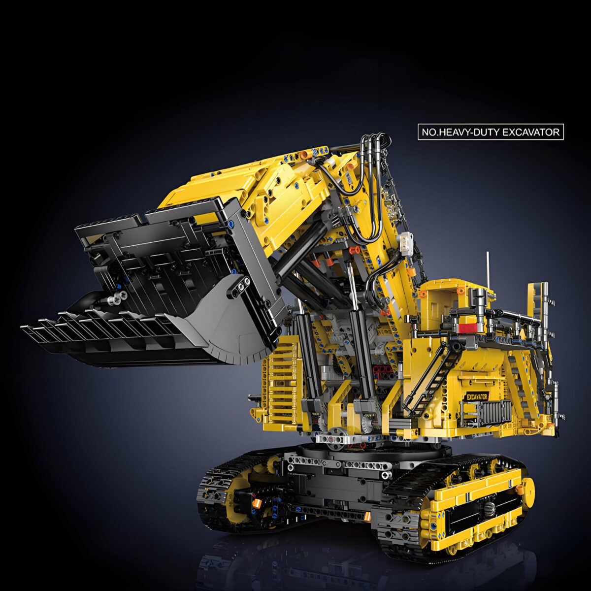 MK17070 The Heavy Duty Excavator Yellow APP Version  4767PCS - Image 2