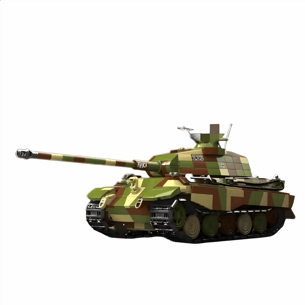 QG100300 The PZ.KPFW VI Ausf.B Tiger II(SD.KFZ.182) Early  1582PCS - Image 1