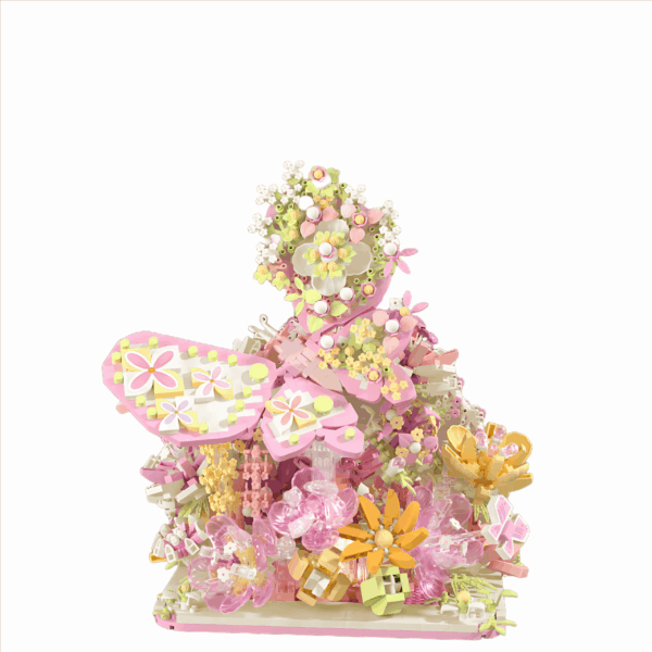 MY97152  The Floral Biomimicry: Butterflies Dancing Among Flowers  2166PCS