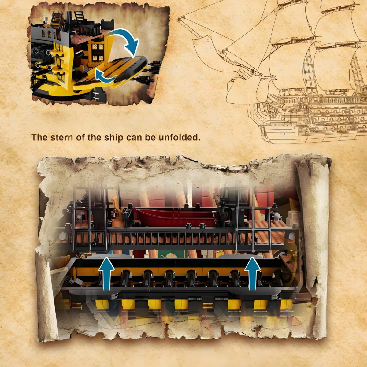 DK 6005 The Endeavor Ship  2475PCS - Image 4