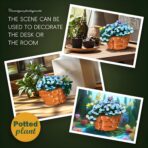 JJ9131 The Blue leadwort  365PCS - Image 5