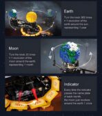 CADA C71004 The Earth Moon and Sun Orrery  865PCS - Image 4